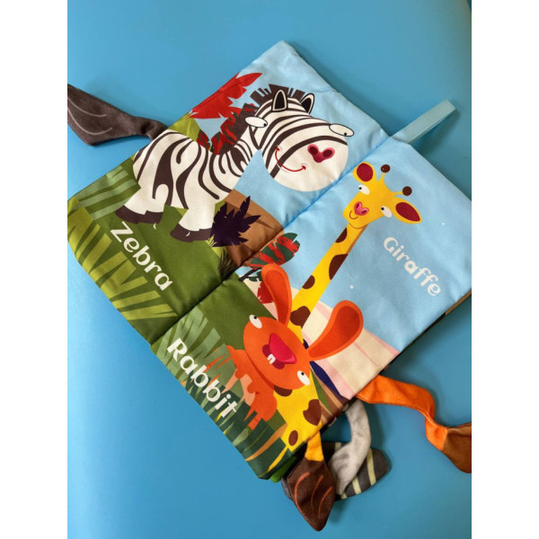 Розвиваюча книжка-шуршалка 668-230(Wild animal) англійські слова (668-230(Wild animal))