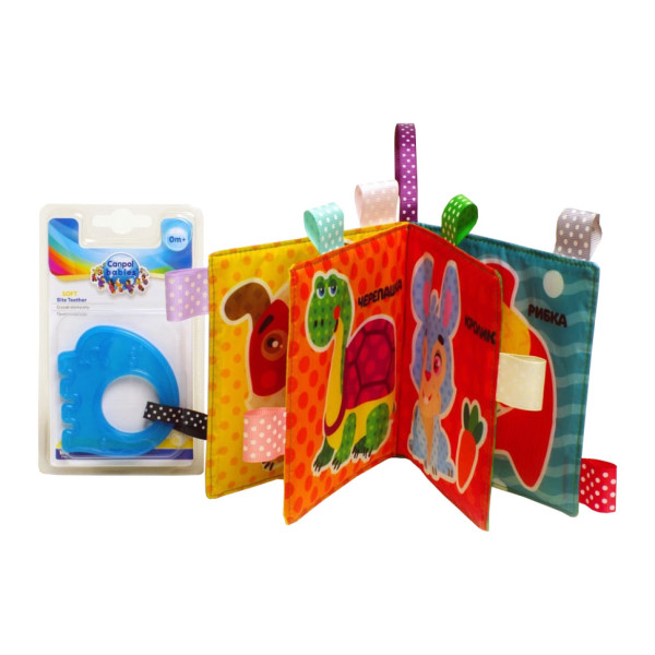 М'яка книжка-шуршалка "Котик" Книжковий хмарочос 403785 з прорізувачем (403785)