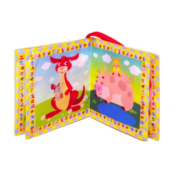 М'яка книжка-шуршалка "Як каже малюк" 823478 (823478)