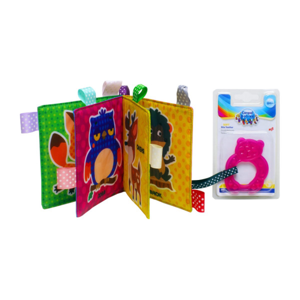 М'яка книжка-шуршалка "Зайчик" Книжковий хмарочос 403761 з прорізувачем (403761)