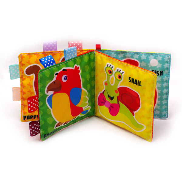 Розвиваюча м'яка книга "Котик Няв-Няв" 823444, 8 малюнків (823444)