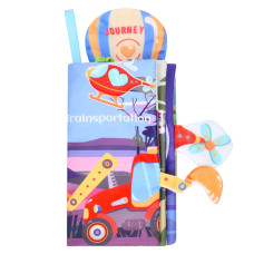 Розвиваюча книжка-шуршалка 668-230(Trainsportation) англійські слова (668-230(Trainsportation))