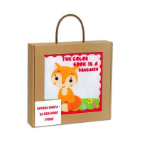 Большая мягкая книга-пещалка "Рыжий котенок" 823482 на английском (823482)