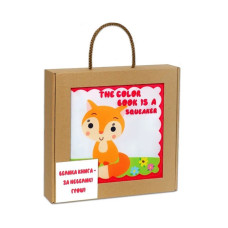 Велика м'яка книга-пищалка "Руде кошеня" 823482 англійською (823482)