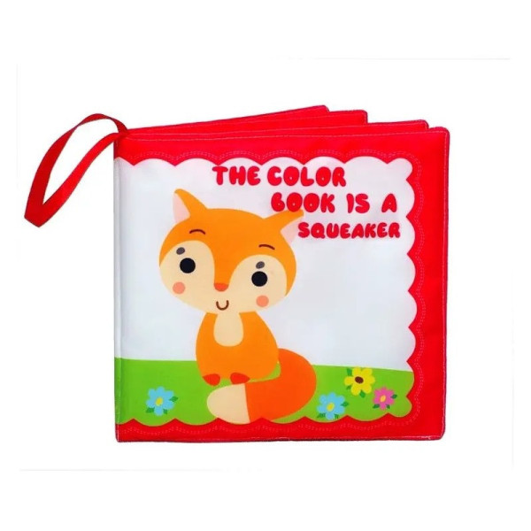 Велика м'яка книга-пищалка "Руде кошеня" 823482 англійською (823482)