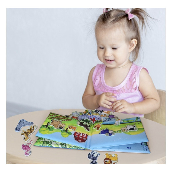 Дитяча м'яконабивна розвиваюча книжка "Тварини" МС 070301-03, 7 сторінок 42 тварини (МС 070301-03)