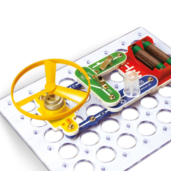 Електронний конструктор "Перші кроки в електроніці" DOKA D70709 набір А, 15 схем, світло (D70709)