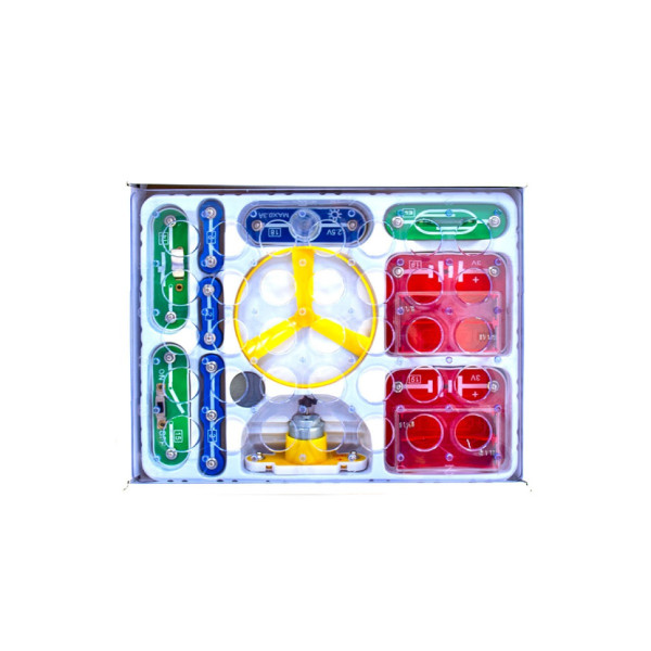 Електронний конструктор "Перші кроки в електроніці" DOKA D70709 набір А, 15 схем, світло (D70709)