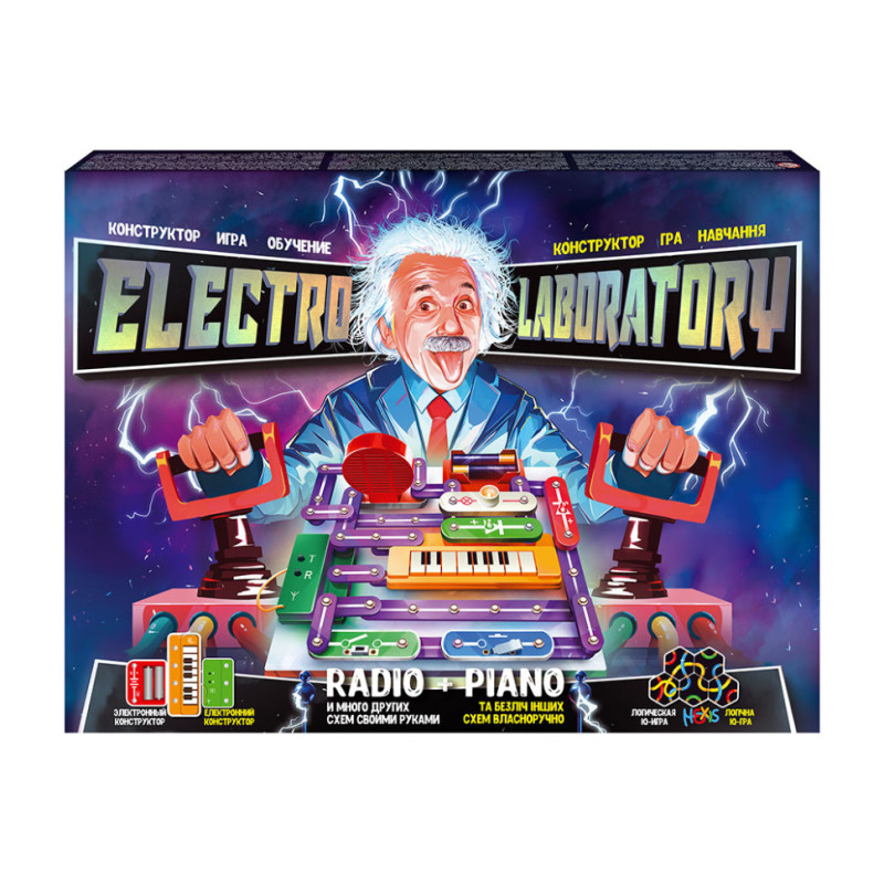 Електронний конструктор "Electro Laboratory. Radio+Piano" Danko Toys ELab-01-03