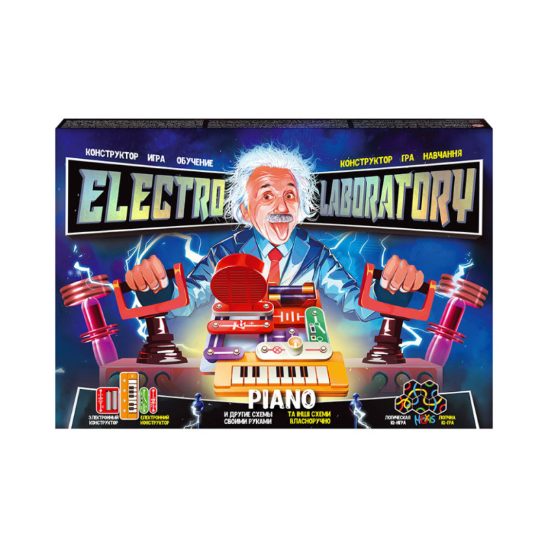 Електронний конструктор "Electro Laboratory. Radio+Piano" Danko Toys ELab-01-03