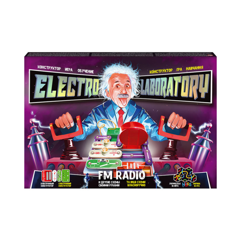 Електронний конструктор "Electro Laboratory. Radio+Piano" Danko Toys ELab-01-03
