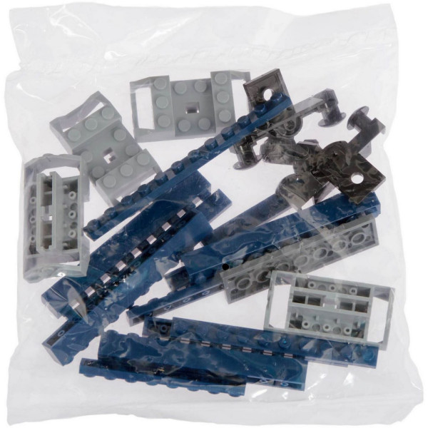 Конструктор "Потяг DF11 Z з рейками" 98220 Тепловоз (98220(Blue))