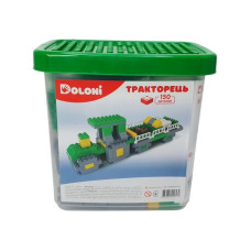 Конструктор "Тракторець" 013888/04 в пластиковому боксі, 150 деталей (013888/04-D)