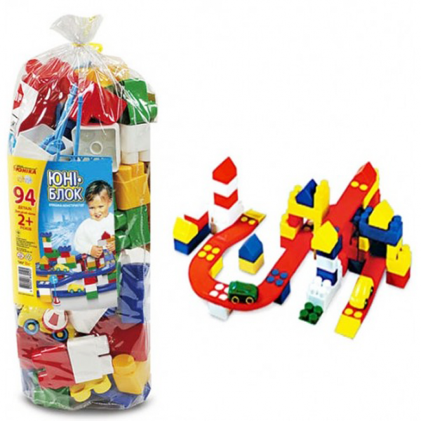Дитячий конструктор "Юні-блок" -94 70125 з 94х деталей (70125U)