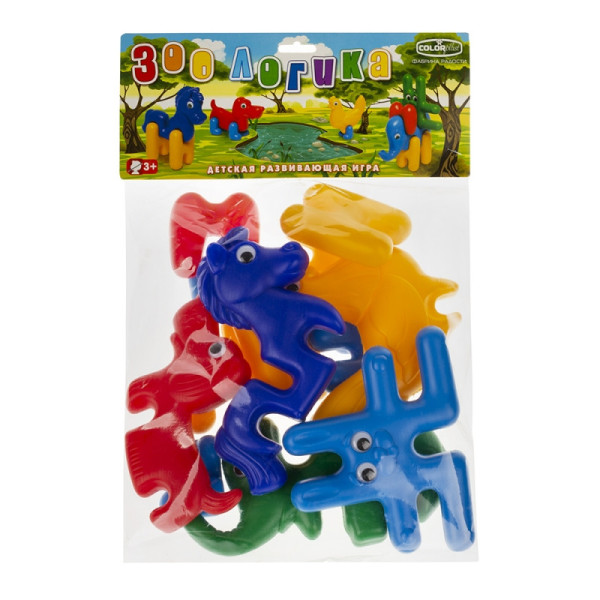 Дитячий конструктор-пазл "Зоо-Логіка": тваринки 1647 з 13 деталей (1647)