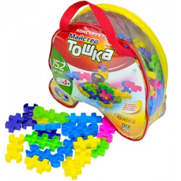Конструктор з великими деталями «Майстер Тошка» 80020, 152 деталі (80020)