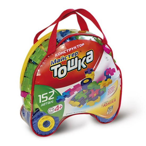 Конструктор з великими деталями «Майстер Тошка» 80020, 152 деталі (80020)