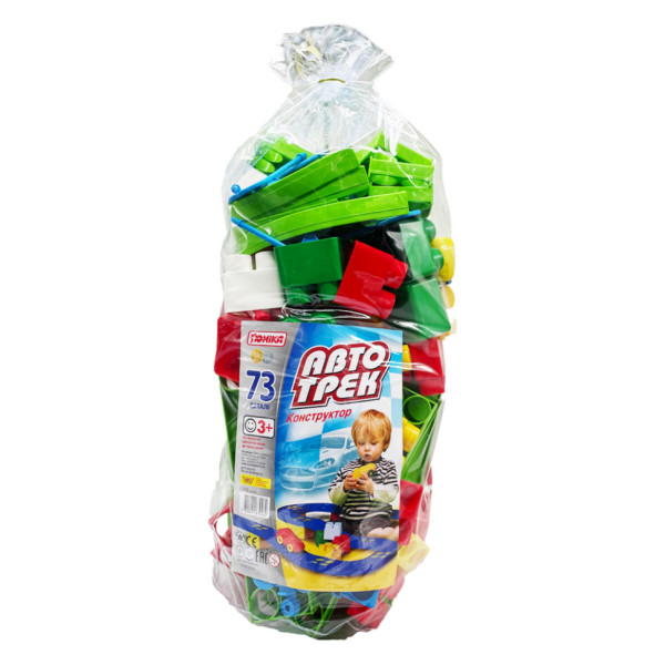 Конструктор дитячий "Автотрек” 70262, 73 деталі, паяний пакет (70262)