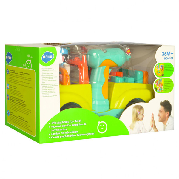 Дитяча машина конструктор 6109 з шуруповертом