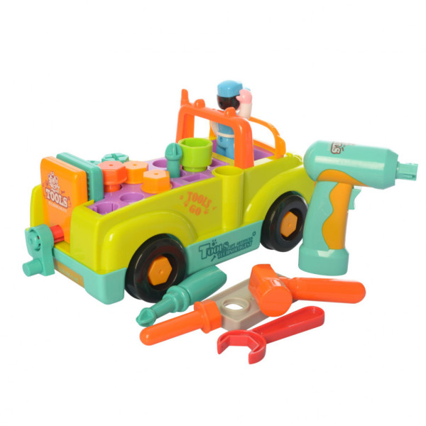 Дитяча машина конструктор 6109 з шуруповертом