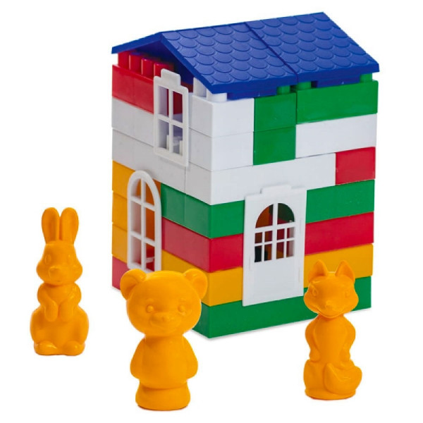 Детский конструктор "Лидер" №1 1-219, 50 крупных деталей