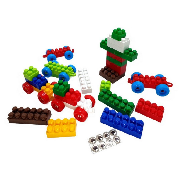 Дитячий блочний конструктор 013999/04 у пластиковому боксі, 303 деталі (013999/04)