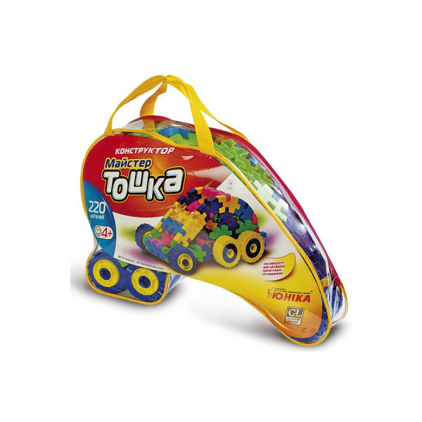 Конструктор з великими деталями «Майстер Тошка» 80037UNK, 220 запчастин (80037UNK)