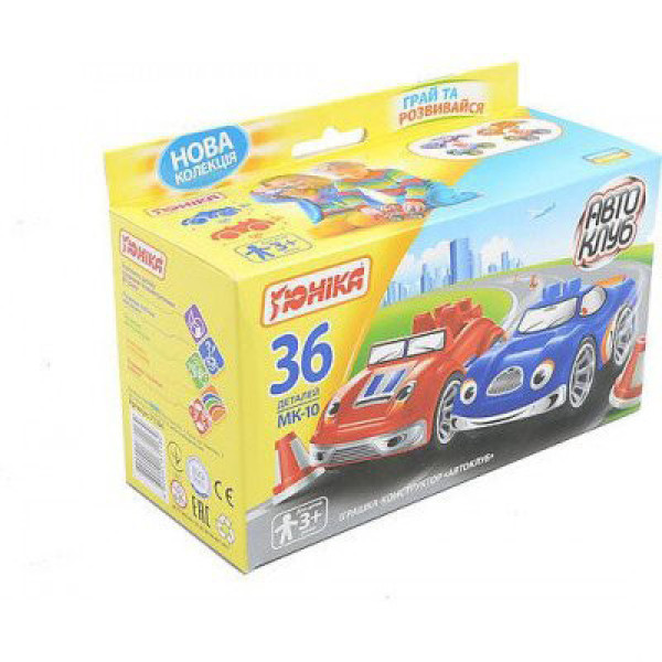 Дитяча іграшка конструктор "Автоклуб" МК-10 71184, 36 деталей (71184)
