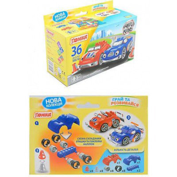 Дитяча іграшка конструктор "Автоклуб" МК-10 71184, 36 деталей (71184)