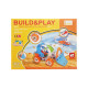 Конструктор дитячий Build&Play "Бульдозер + Вертоліт" HANYE J-101B, 117 елемента (J-101B)