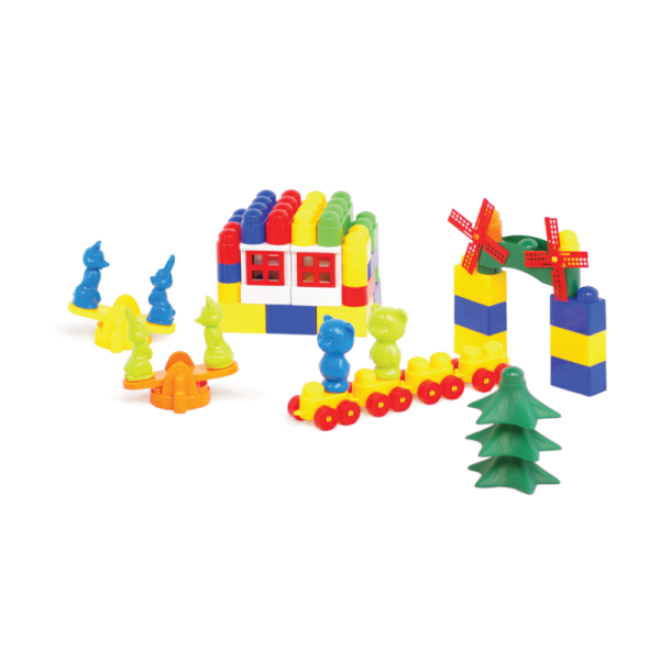 Детский конструктор "Мастер Блок" №4 1-026 74 дет.