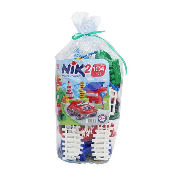 Дитячий конструктор з великими деталями "NIK-2" 71870, 104 деталі (71870)
