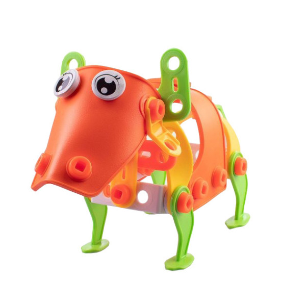 Конструктор-механік "Бичок"  HANYE J-7714, 59 елемента (J-7714)