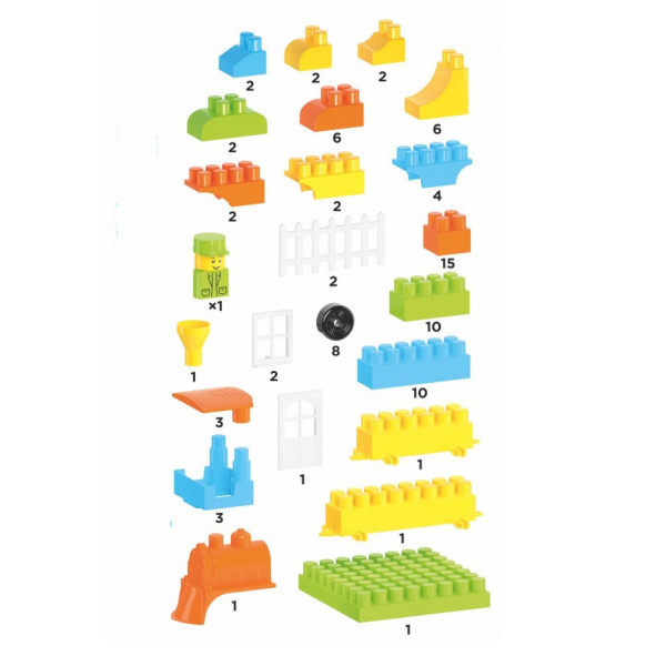 Іграшка "Конструктор ТехноК", арт.6573TXK 90 подітий. (6573TXK)