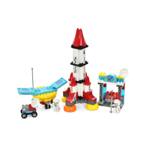 Дитячий конструктор "Космічна ракета" Bambi 5455 126 деталей (5455)