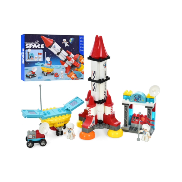 Дитячий конструктор "Космічна ракета" Bambi 5455 126 деталей (5455)