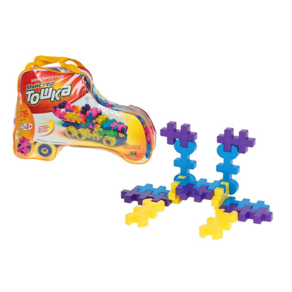 Дитячий конструктор «Майстер Тошка» 80044U, 276 деталей (80044U)