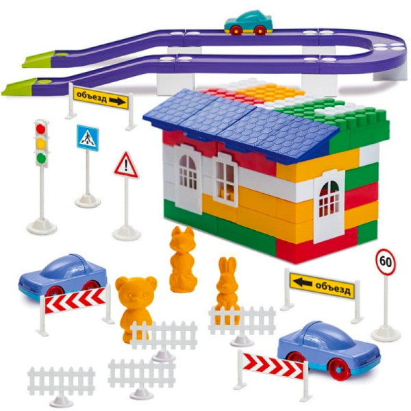 Дитячий конструктор "Лідер" №6 1-055, 250 деталей (1-055)