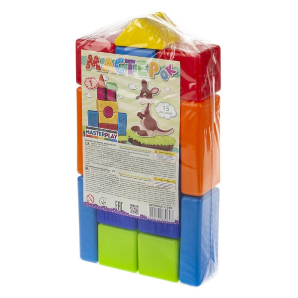 Конструктор Мастерок №1 1-070 15 деталей (1-070)