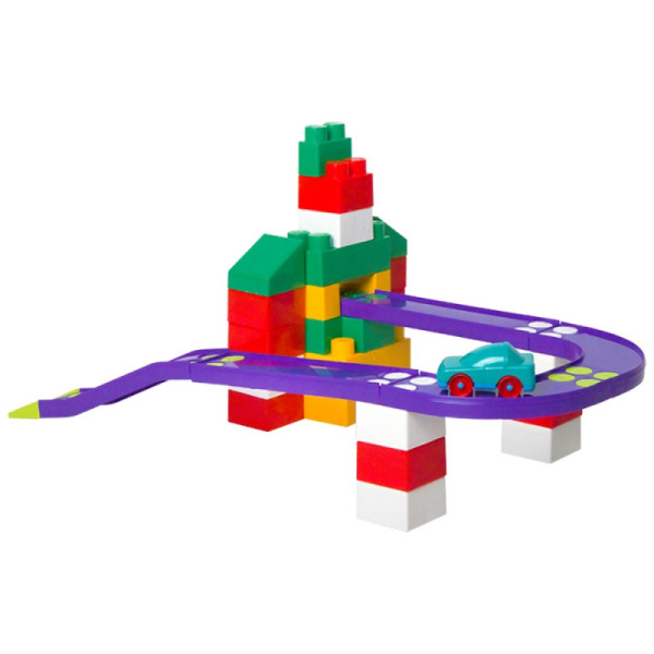 Конструктор "Авто-Блок" №1 Colorplast 1777 42 детали