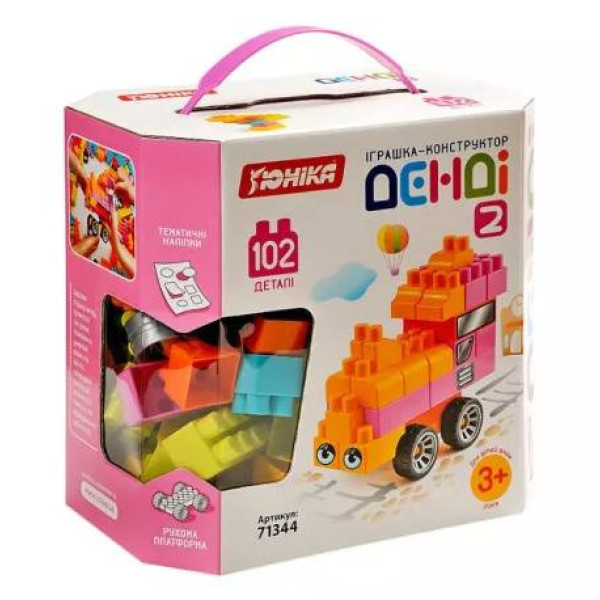 Дитячий конструктор "ДЕНДІ" - 2 71344, 102 деталі (71344)