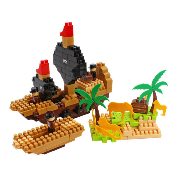 Дитячий розвиваючий конструктор "Pirate island" 2642TXK 170 деталей (2642TXK)