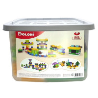 Дитячий блочний конструктор 013999/01 у пластиковому боксі, 335 деталей (013999/01)