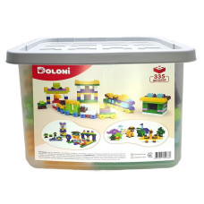 Дитячий блочний конструктор 013999/01 у пластиковому боксі, 335 деталей (013999/01)