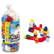 Дитячий конструктор "Юні-блок" -60 70101, 60 великих деталей (70101)