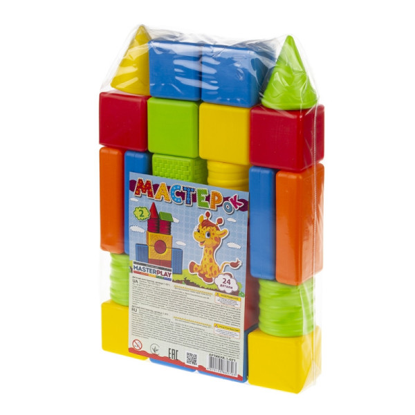 Конструктор Мастерок №2 1-071 24 деталі (1-071)