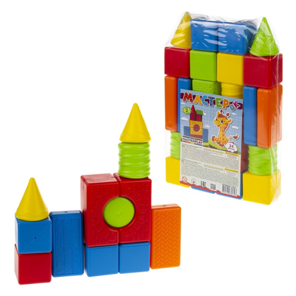 Конструктор Мастерок №2 1-071 24 деталі (1-071)