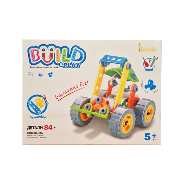 Конструктор Build&Play "Навантажувач" HANYE J-7703, 84 елементи (J-7703)
