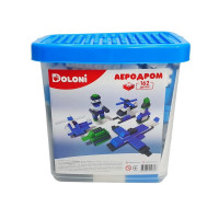 Конструктор "Аеродром" 013888/09 в пластиковому боксі, 162 деталі (013888/09)