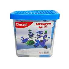 Конструктор "Аеродром" 013888/09 в пластиковому боксі, 162 деталі (013888/09)
